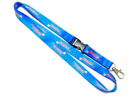 Heat Transfer Color Dye Sublimation Lanyards Custom Printed with Safety Buckle supplier
