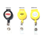 Best Plastic Pull Retractable Badge Reels For Lanyard , Name Badge Retractable Reel for sale