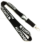 Best Customized Logo And Color Silk Screen Lanyard / Key Chains Neck Strap for sale