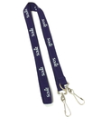 Best Silk Screen Print Cell Phone Custom Polyester Lanyard  With 2 Egg Hook for sale