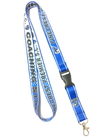 Best Coaching Staff Heat Transfer Custom Printed Lanyards , Football Event Dye Sublimated Lanyards for sale