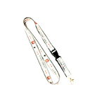 Best Classic Music Polyester Dye Sublimation Lanyards with Heat Transfer Printing for sale