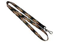 Black J Hook Accessories Related Dye Sublimation Lanyards Gradually Changing Color Logo for sale