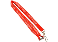China Colorful Breakaway Neck Lanyards , Flat Polyester Lanyard For Cell Phone Line distributor