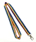 Metal Hook Colorful Rainbow Custom Polyester Lanyards Cute School Party Business supplier