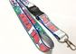 Colorful Dye Sublimation Lanyards Metal Hook Plastic Safety Buckle for Sport Activity supplier