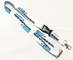 White dye sublimated lanyards Metal Hook Plastic Safety Buckle Safety Breakaway supplier