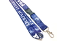 Plastic Safety Buckle Metal Hook Dye Sublimated Lanyards For Soccer Group Team supplier