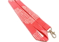 Red Background Clear Custom Polyester Lanyards Mini Characters Logo Printing Delicate supplier