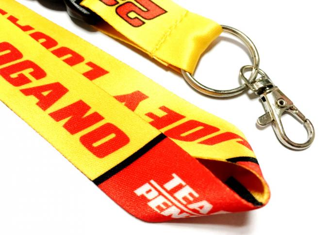 Trol Shell Trademark Dye Sublimation Lanyards With Easily Match Color , Polyester Material