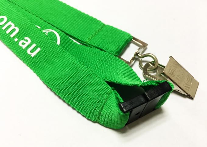 Common Custom Polyester Lanyards Metal Clip Safety Breakaway Festival Gift