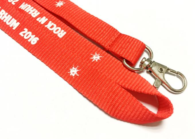 Polyester Dye Sublimated Lanyards , Id Card Lanyards Specially Delicate For Show Party