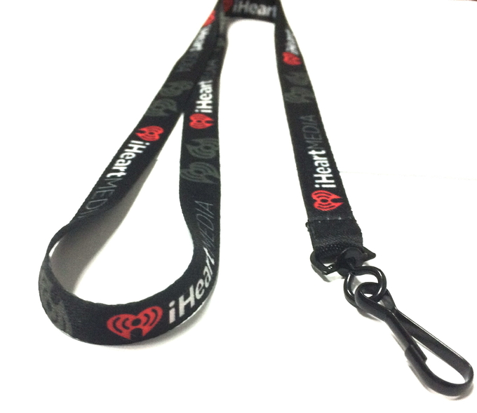 Fashion Promotional Dye Sublimation Lanyards with Swivel J Hook Attachment