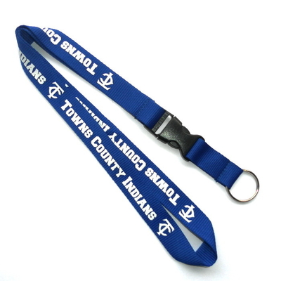 Fashion White Logo Custom Neck Strap Lanyard Eco Friendly 800 X 100 X 20 mm supplier