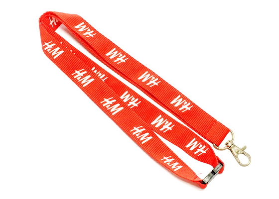 Safety Breakaway Flat Polyester Lanyard Metal Hook For Mountain Climbing supplier