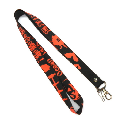 China Rivet J Hook Fashion Cute ID Card Holder Neck Strap Lanyards For Schools / Hospitals distributor