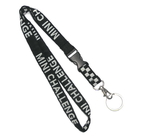 Best Metal Ring Event Woven Dye Sublimation Lanyards For Smartphone / ID Badges for sale