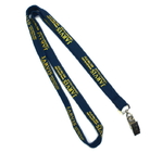 China Metal Clip Dye Sublimation Tubular Lanyards For ID Badges / ID Cards OEM distributor