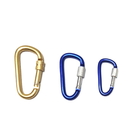 High Performance Friction Climbing Carabiner Clips , Locking Carabiner Keychain for sale