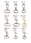 China Aluminum / Copper Heavy Duty Carabiner Clips Lobster Hook Free Sample distributor