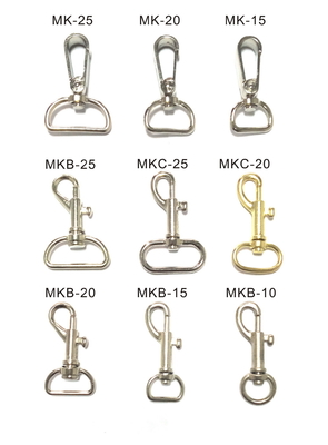 Best Aluminum / Copper Heavy Duty Carabiner Clips Lobster Hook Free Sample for sale