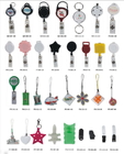 China Adjustable Lanyard Accessory Abs Retractable Badge Holder Eco-Friendly distributor