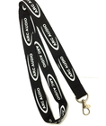Best Silk Screen Printing Satin Ribbon Custom Polyester Lanyards with Customized Logo And Color for sale