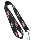 Best Personalized Logo Dye Sublimated Lanyards With Metal Hook , Custom Fashional Logo for sale
