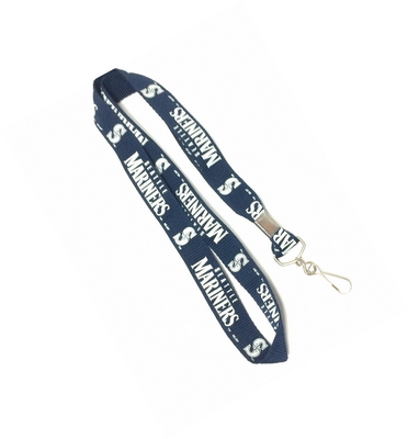 Best Custom Polyester Name Badges Keychain Necklace Strap With Swivel J Hook for sale