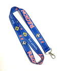 China Sport Lanyards Strap Football Heat Transfer Lanyards with Polyester Material distributor