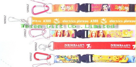 China Sunflower Dye Sublimation Custom Neck Lanyards / Logo Neck Keychain Strap distributor