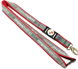 Best Brand Flat Polyester Lanyard Two Side Colors Plastic Safety Buckle Egg Hook for sale