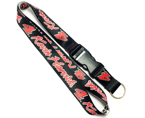 Best White Theme Double Sided Lanyard , Custom Neck Lanyards For Sports Meeting for sale