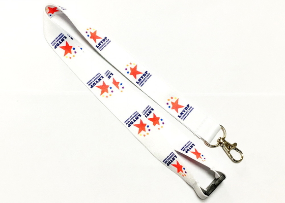 Best Heat Transfer Dye Sublimated Lanyards Full Color Printing Safety Break Metal Hook for sale