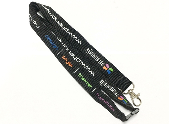 China Various Styles Safety Neck Lanyards , Pantone Color Mobile Phone Lanyard distributor