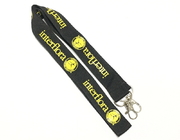 China Double Metal Hooks Decorated Custom Polyester Lanyards with New Order Design distributor