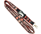 China Heat Transfer Dye Sublimation Lanyards Safety Buckle Metal Hook for Games distributor