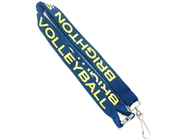 China Flat Custom Polyester Lanyards , Cell Phone Holder Lanyard With Professional Design distributor