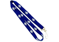 China Eco - Friendly Sublimation Custom Polyester Lanyards Single J Hook Accessories distributor