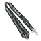 cheap  1 Color Cool Gray Custom Woven Lanyards 3C With Egg Hook / Plastic Buckle
