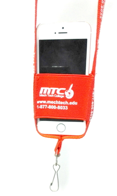 Customized Promotional Custom Polyester Lanyards Mobil Phone Holder Pocket Lanyards supplier