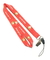 Colorful Logo Custom Flat Polyester Lanyard With Phone String / Metal Clip supplier