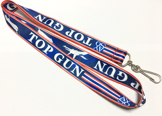 Dye Sublimation Custom Printed Lanyards J Hook For Sports / Camping / Travelling supplier