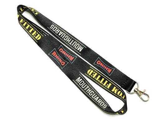 Black Background Heat Transfer Printing Lanyards Dye Sublimation 960 * 20mm supplier