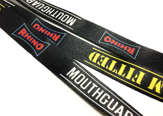 Black Background Heat Transfer Printing Lanyards Dye Sublimation 960 * 20mm supplier