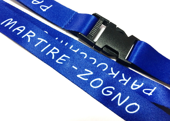 Metal Hook Trade Show Lanyards , Safety Breakaway Lanyards For Staff supplier