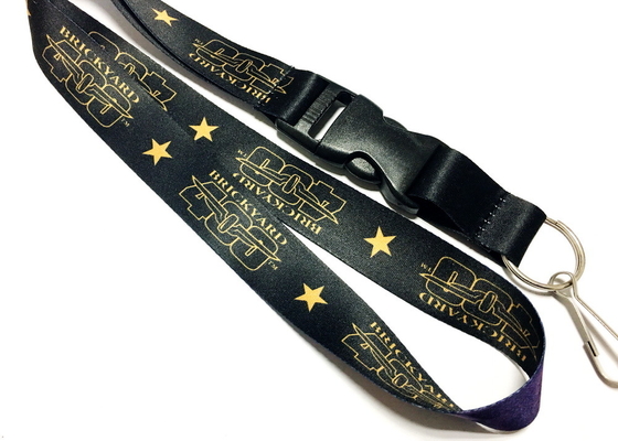 Dye Sublimation Screen Printed Lanyards , CMYK Logo Heat Transfer Lanyards supplier