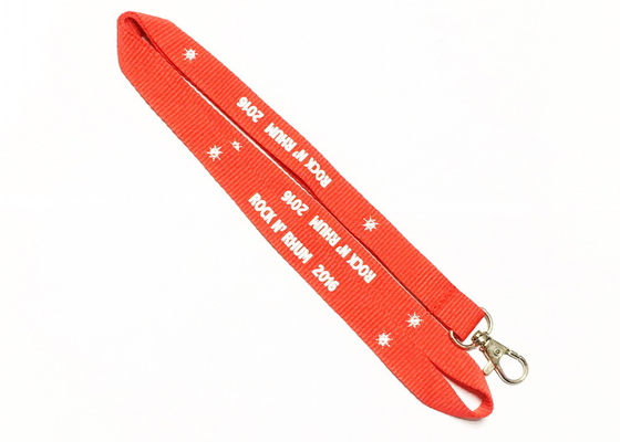 Polyester Dye Sublimated Lanyards , Id Card Lanyards Specially Delicate For Show Party supplier