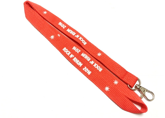 Polyester Dye Sublimated Lanyards , Id Card Lanyards Specially Delicate For Show Party supplier