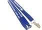 Metal Clip Safety Custom Breakaway Lanyards Woven Printed For Sports Game supplier